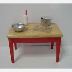 Red Kitchen Table plus Accessories